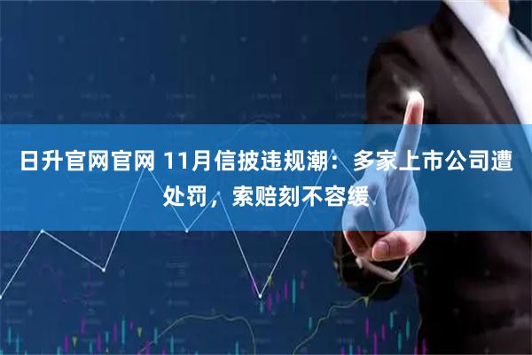 日升官网官网 11月信披违规潮：多家上市公司遭处罚，索赔刻不容缓