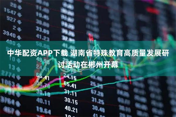 中华配资APP下载 湖南省特殊教育高质量发展研讨活动在郴州开幕